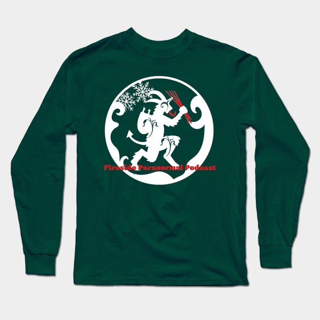 Krampus Fireside Long Sleeve T-Shirt by Fireside Paranormal